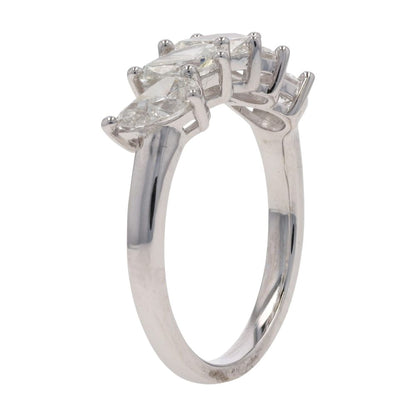 1 1/2 ctw 14K White Gold Lab Grown Diamond Band Ring