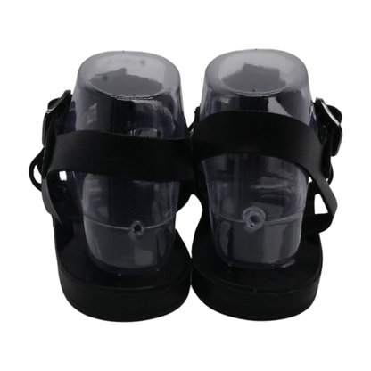 Black Flat Sandals