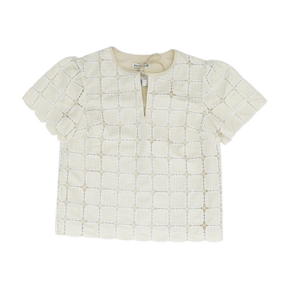 Khaki Check Blouse