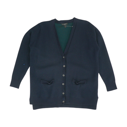 Navy Cardigan Sweater