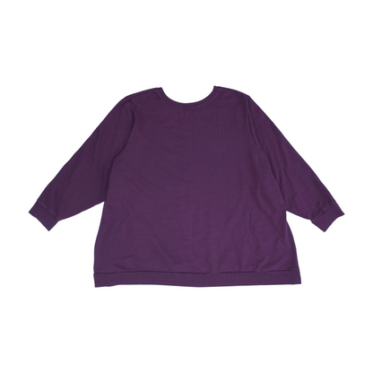 Maroon Plus Solid Sweatshirt Pullover