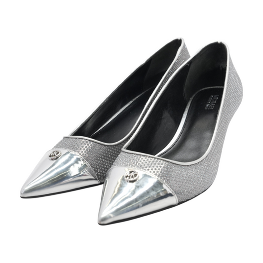 Hover Silver Pump Heels