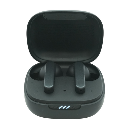 Black Live Pro+ Wireless Earbuds