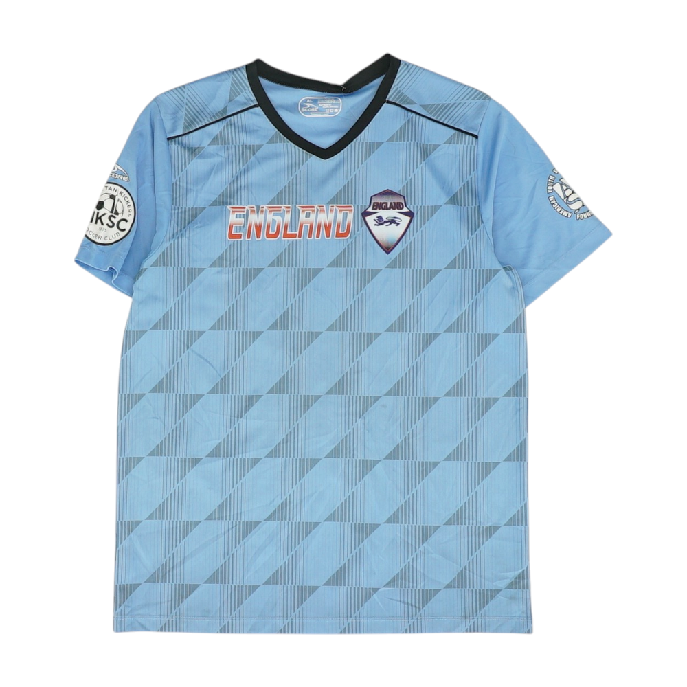 Men's Blue England Short Sleeve Jersey