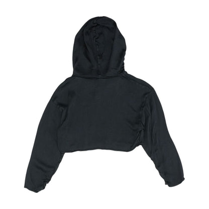 Black Cropped Hoodie