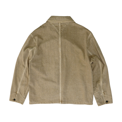 Beige Solid Jacket
