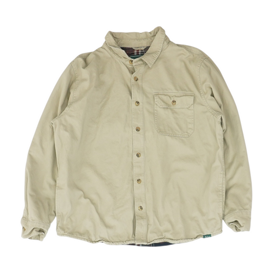 Beige Solid Jacket