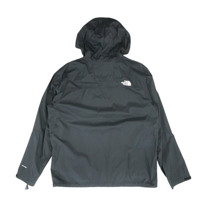 Black Solid Rain Jacket