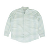Green Plaid Long Sleeve Button Down