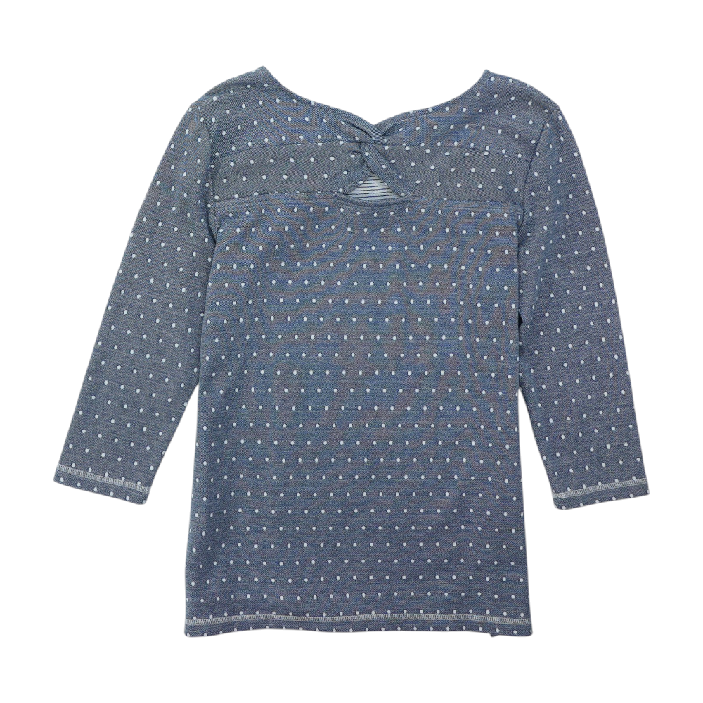 Blue Polka Dot Blouse