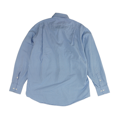 Blue Check Long Sleeve Button Down