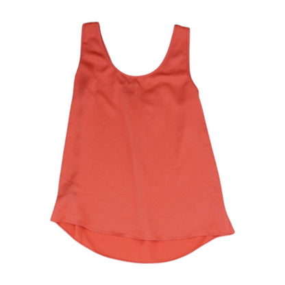 Pink Solid Sleeveless Blouse