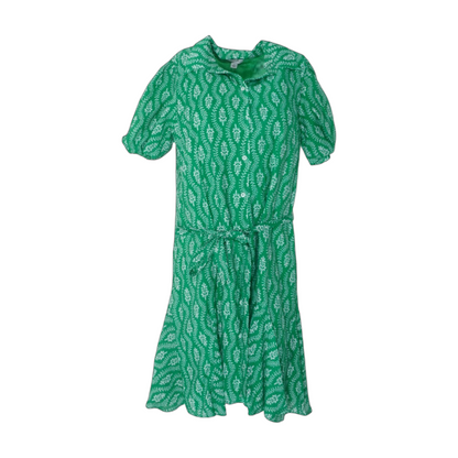 Green Floral Midi Dress