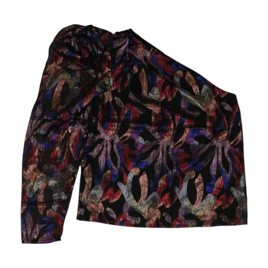 Black Abstract Blouse