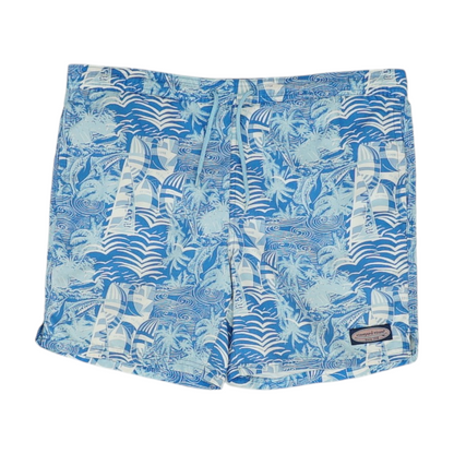 Blue Tropical Swim Bottom