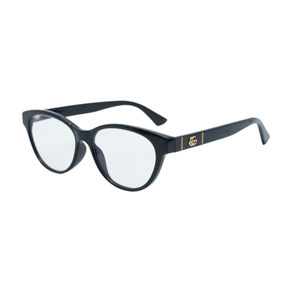 Black GG0766OA Round Prescription Eyewear