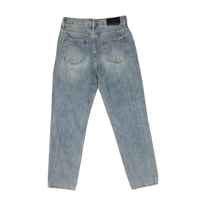 Blue Solid Jeans