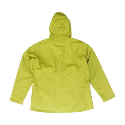 Green Solid Rain Jacket