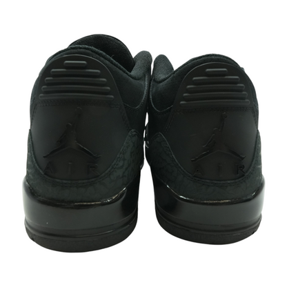 Air Jordan 3 Retro Black Cat High-Top Athletic Shoes