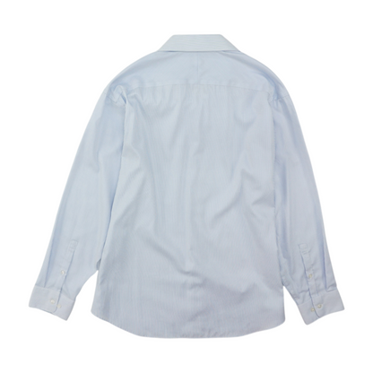 Blue Striped Long Sleeve Button Down
