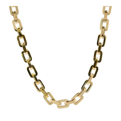 Gold Tone Supra Link Necklace