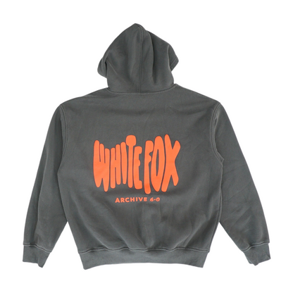 Gray Graphic Hoodie Pullover