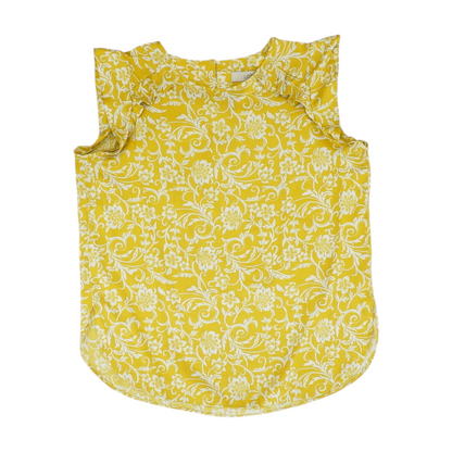 Yellow Floral Blouse