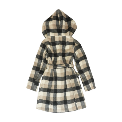 Beige Check Coat