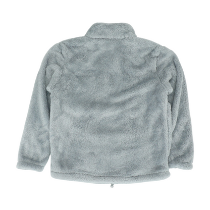 Gray Solid 1/4 Zip Pullover