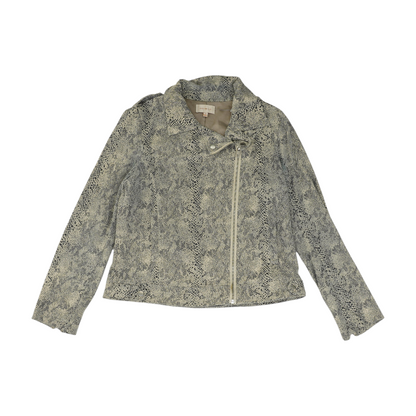 Gray Animal Print Jacket