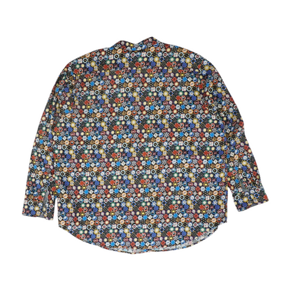 Multi Big & Tall Print Long Sleeve Button Down