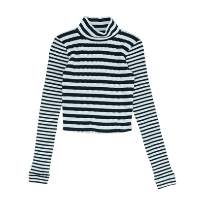 White Striped Blouse