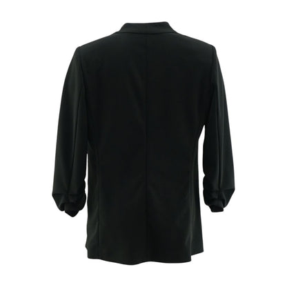 Black Solid Blazer