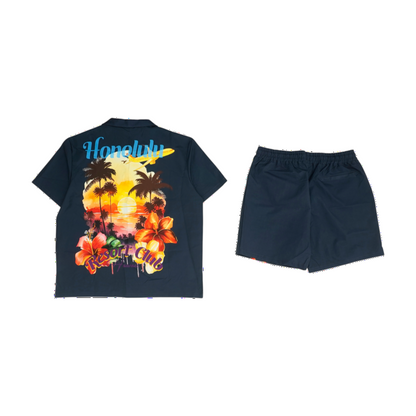 civilized Navy Graphic Short Set – Image 2