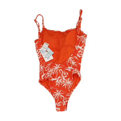 Orange Tropical One-Piece
