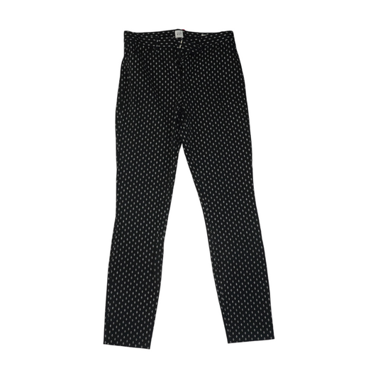 Black Tall Print Skinny Pants