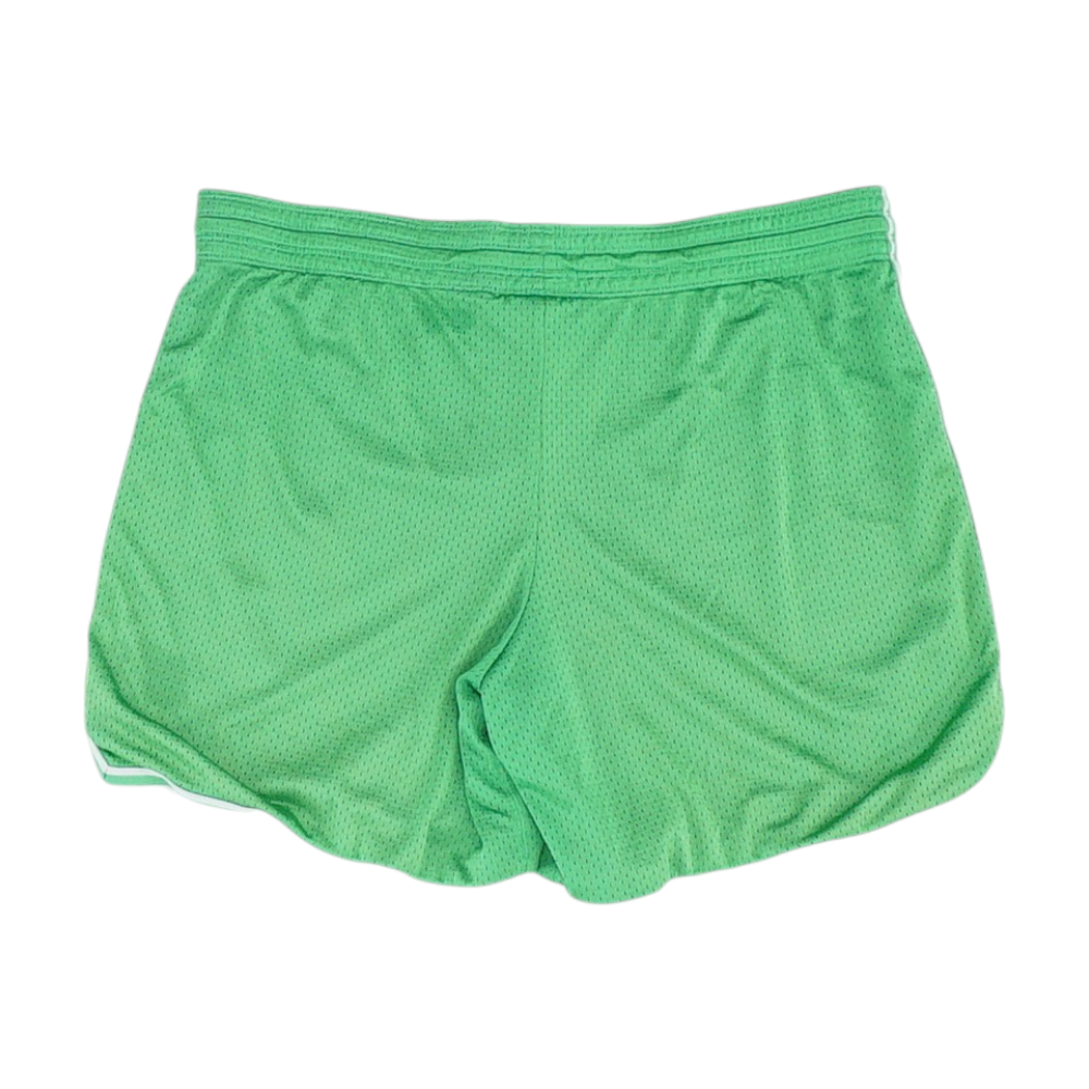 Green Solid Active Shorts
