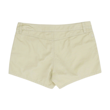 Tan Solid Chino Shorts