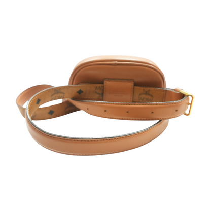 Cognac Leather Travia Belt Bag