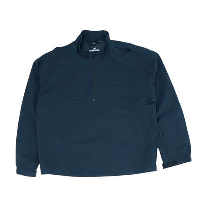 Black Solid 1/4 Zip Pullover