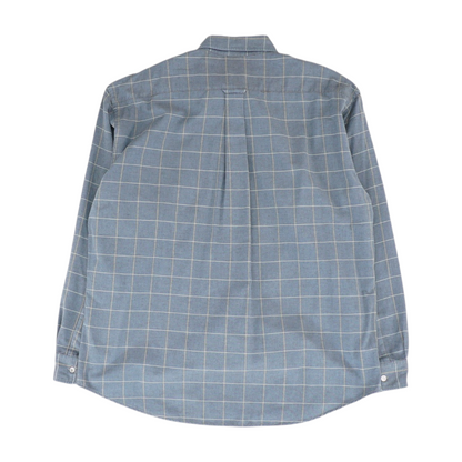 Gray Check Long Sleeve Button Down