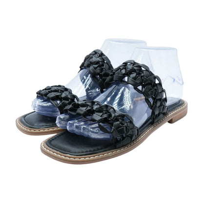 Black Flat Sandals