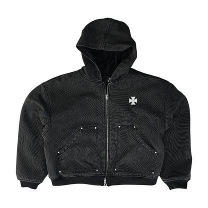 Gray Solid Jacket