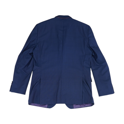 Navy Long Solid Blazer