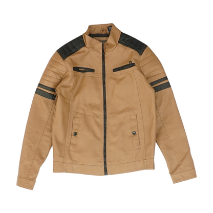 Brown Solid Jacket