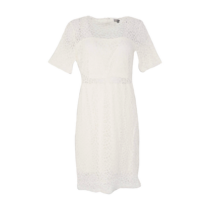 White Floral Mini Dress