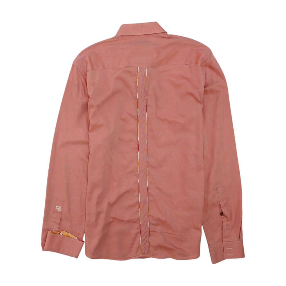 Neon Yellow Solid Long Sleeve Button Down
