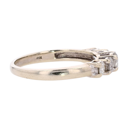 3/4 ctw 10K White Gold Diamond Band Ring