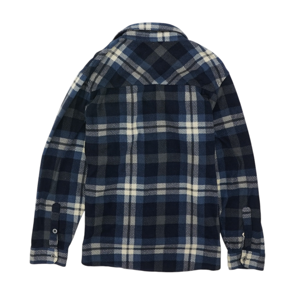 Blue Plaid Flannel Button Down