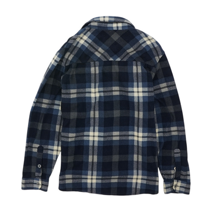 Blue Plaid Flannel Button Down
